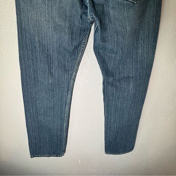 Levi’s Womens Blue Denim Jeans Boho Distressed Cowgirl Size 30 x 29 - Picture 7 of 14